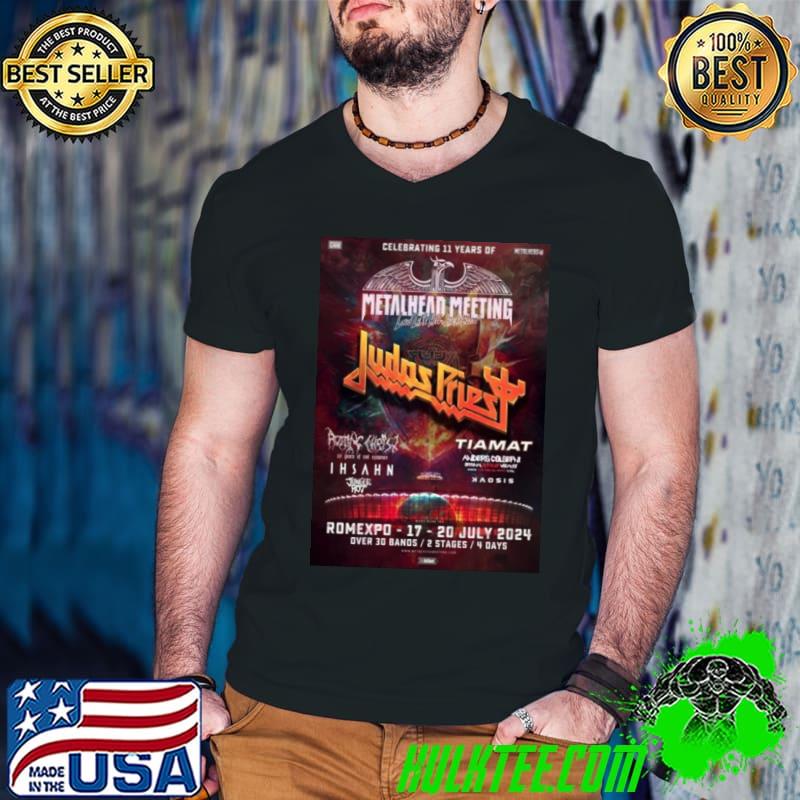 Judas Priest Celebrating 11 Years Of Metalhead Meeting At Bucharest Romania 17 July 2024 shirt