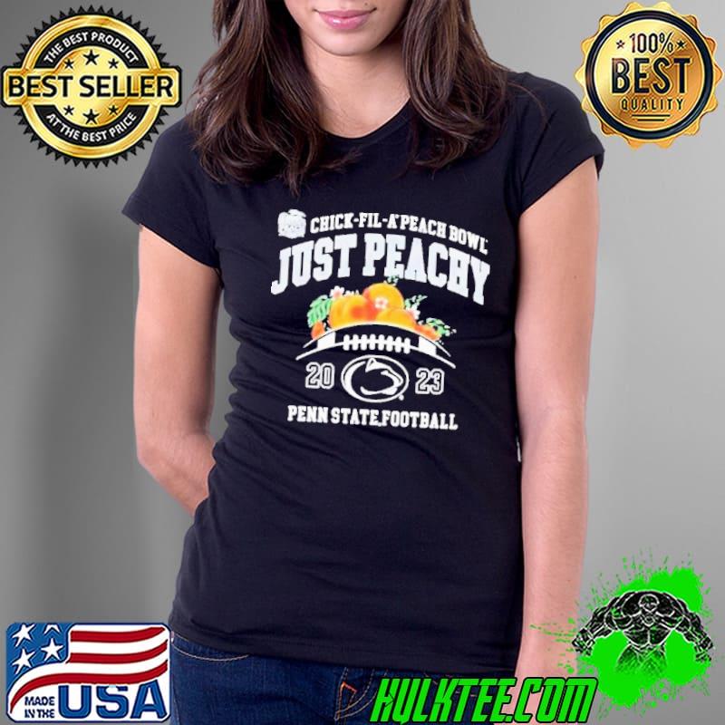Just Peachy Penn State Football Chick-Fil-A Peach Bowl 2023 Shirt Ladies Tee Just Peachy Penn State Football Chick-Fil-A Peach Bowl 2023 Shirt Ladies Tee