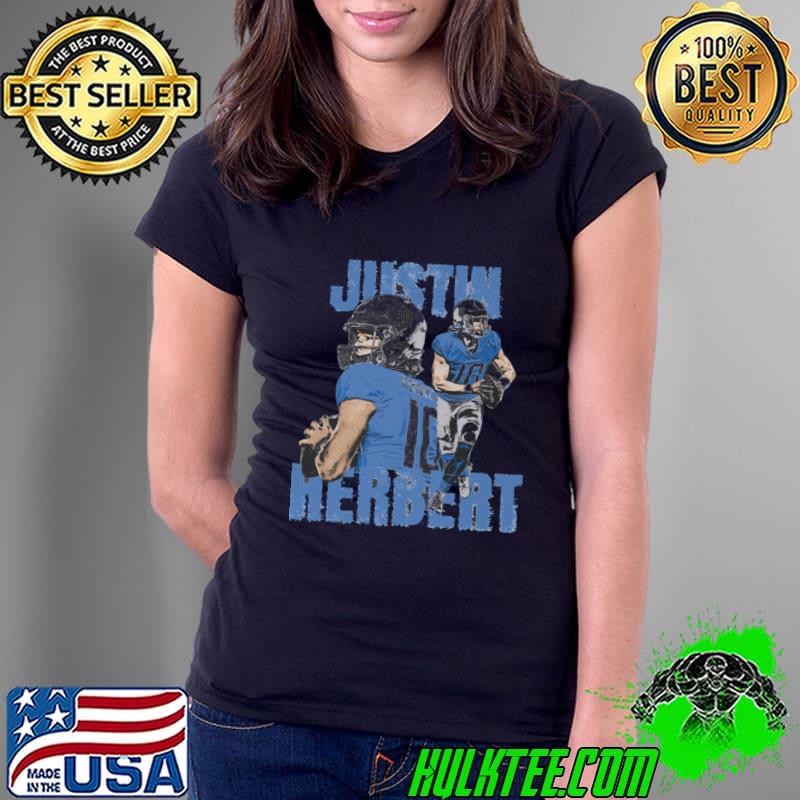 Justin Herbert American football quarterback Los Angeles C Player Name T-Shirt