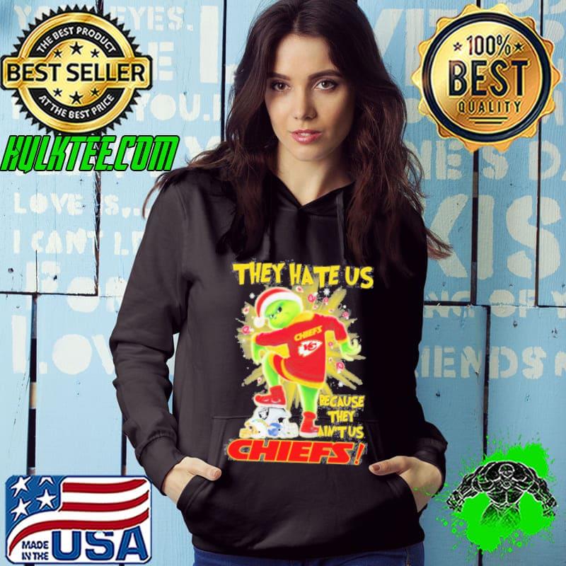Kansas city Chiefs grinch they hate us because they ain’t us Chiefs shirt