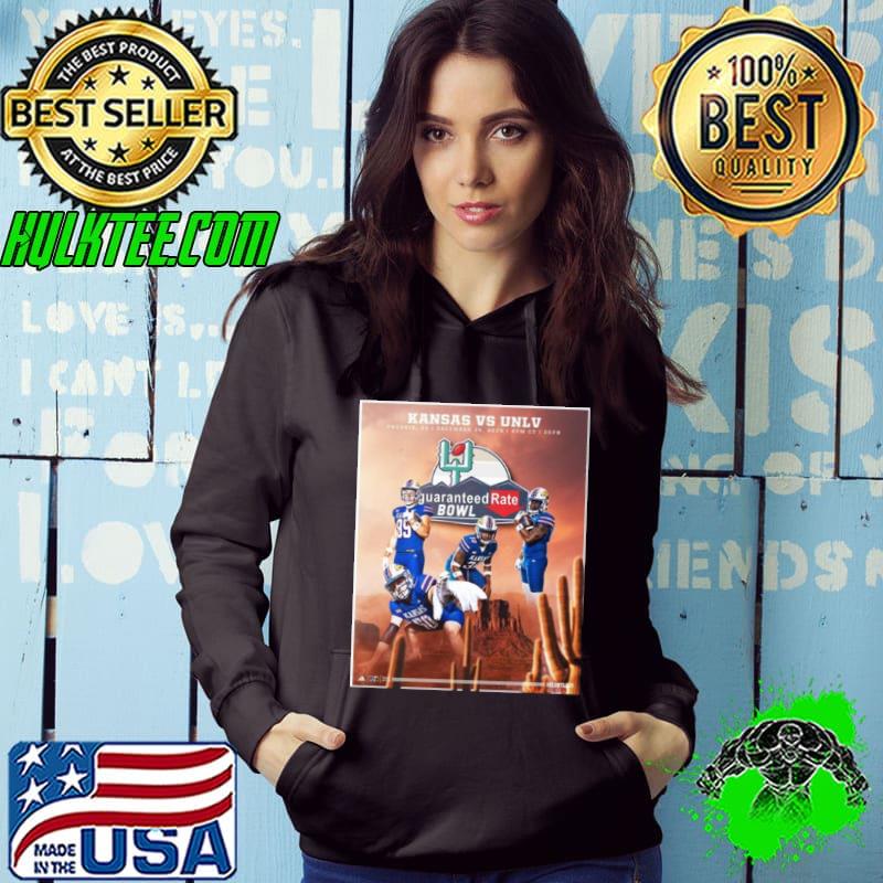 Kansas Football Vs Unlv Headed To The Desert 2023 Guaranteed Rate Bowl In Phoenix Az December 26 shirt