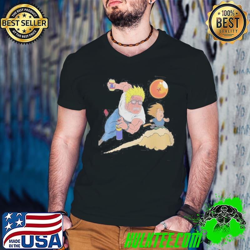 King Of The Hill Dragon Ball Z Goku Super Saiyan Shirt Guys V Neck King Of The Hill Dragon Ball Z Goku Super Saiyan Shirt Guys V Neck