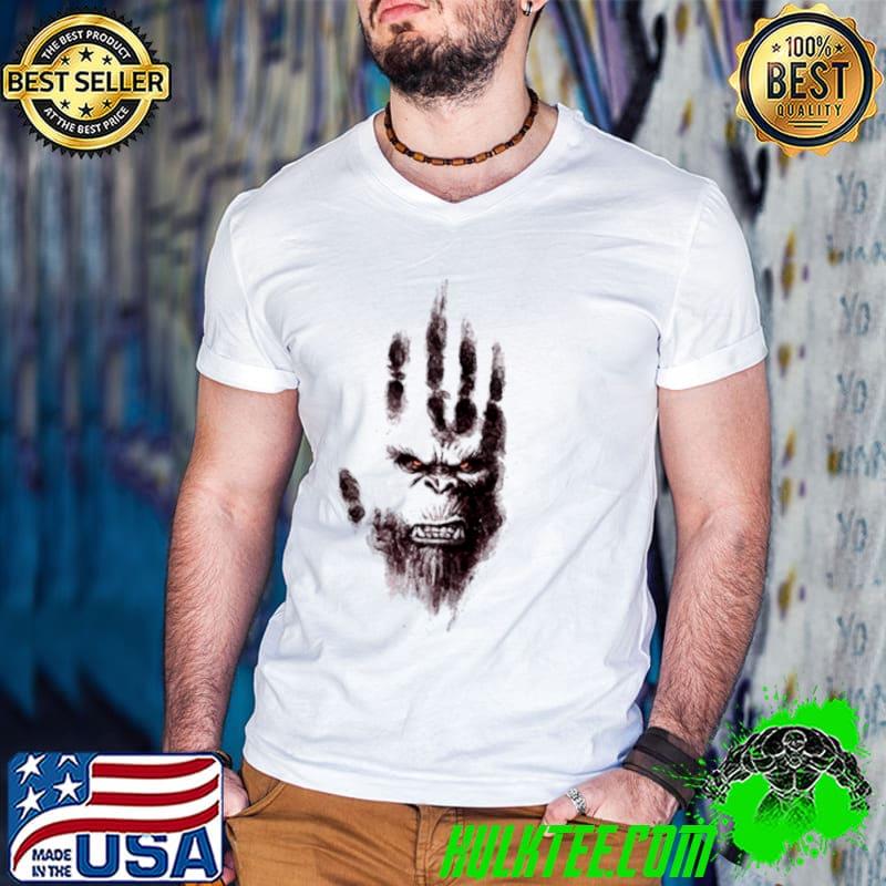 Kong the new empire hand poster s Guys V Neck Kong the new empire hand poster s Guys V Neck