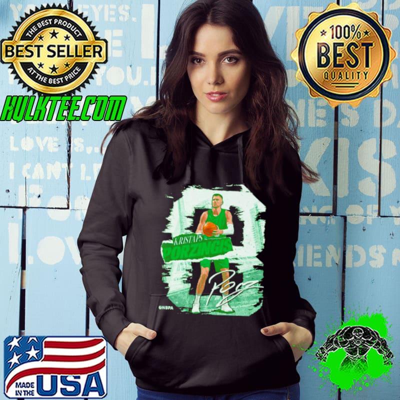 Kristaps Porzingis Boston rough signature s Hoodie Kristaps Porzingis Boston rough signature s Hoodie