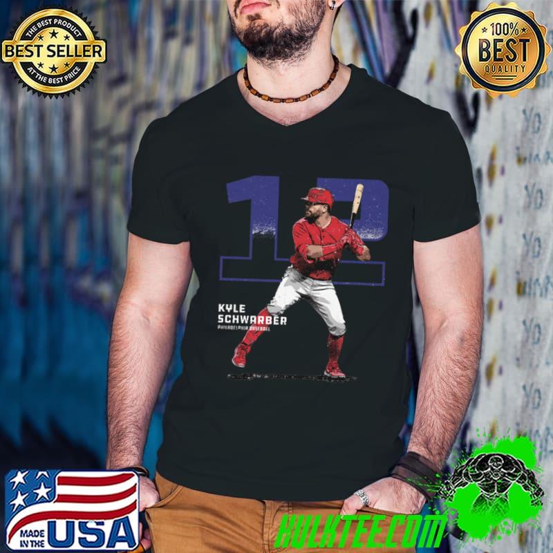Kyle Schwarber American professional baseball outfielder for the Philadelphia Phillies Outline T-Shirt