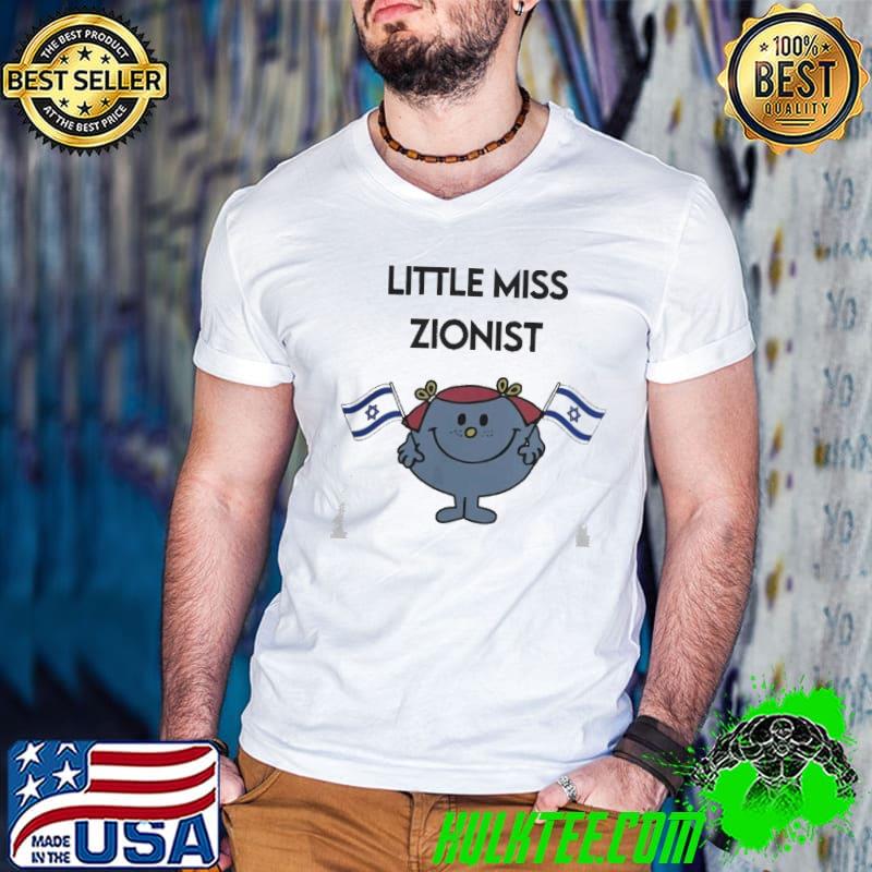 Little Miss Zionist Israel Shirt Guys V Neck Little Miss Zionist Israel Shirt Guys V Neck