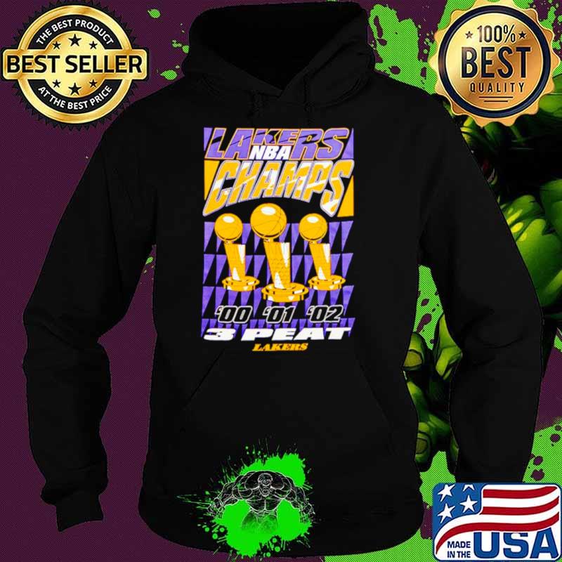 Los Angeles Lakers 3 Peat Champs s Hoodie Los Angeles Lakers 3 Peat Champs s Hoodie