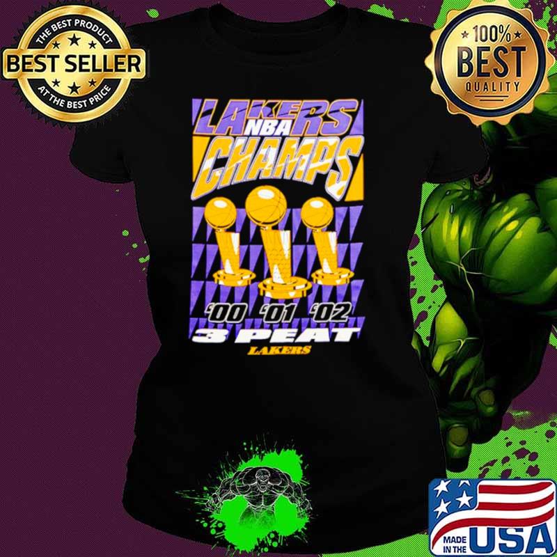 Los Angeles Lakers 3 Peat Champs s Ladies tee Los Angeles Lakers 3 Peat Champs s Ladies tee