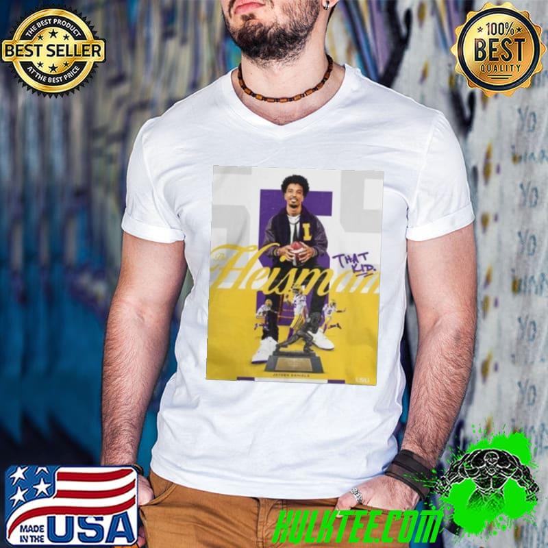 Lsu Football Heisman Trophy Winner 2023 Shirt Guys V Neck Lsu Football Heisman Trophy Winner 2023 Shirt Guys V Neck