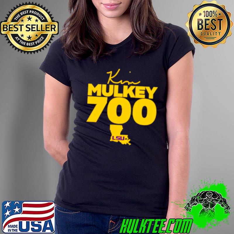 LSU Tigers Coach Kim Mulkey 700 s Ladies Tee LSU Tigers Coach Kim Mulkey 700 s Ladies Tee