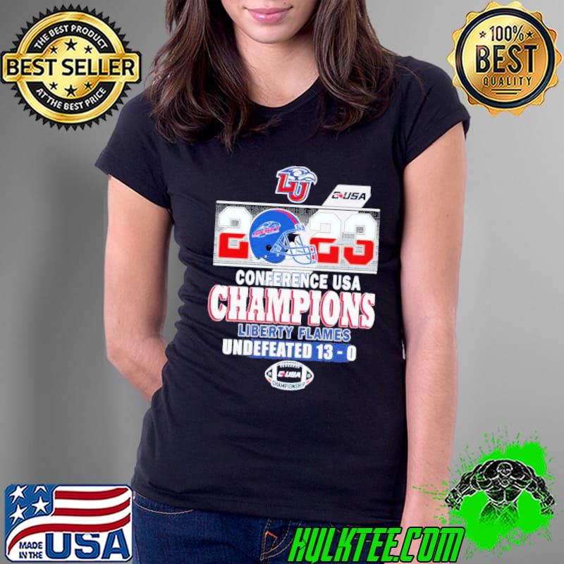 LU 2023 C-USA Champions Liberty Flames Undefeated 13-0 Shirt