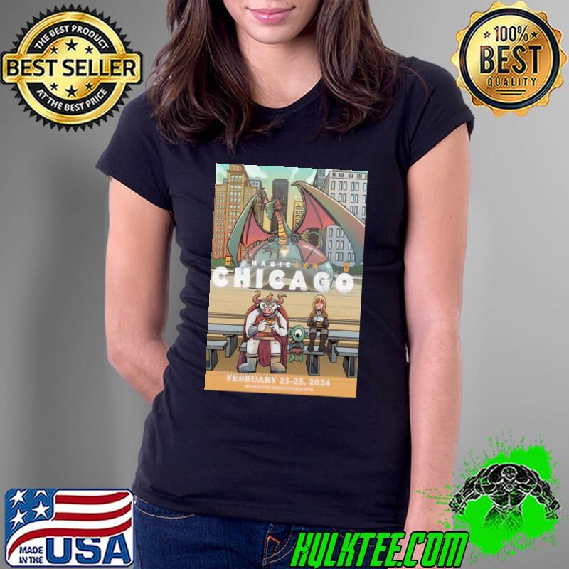 MagicCon Chicago 2024 Poster s Ladies Tee MagicCon Chicago 2024 Poster s Ladies Tee