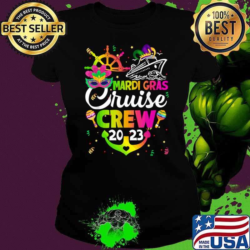 Mardi Gras Cruise Crew 2024 Cruising Festival Party T-Shirt