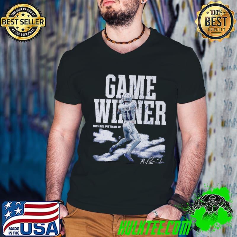 Michael Pittman Jr. Indianapolis Game Winner Signature T-Shirt