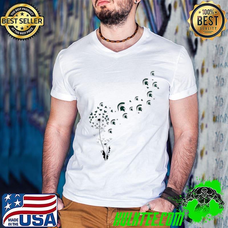 Michigan State Spartans Dandelion Flower 2023 s Guys V Neck Michigan State Spartans Dandelion Flower 2023 s Guys V Neck