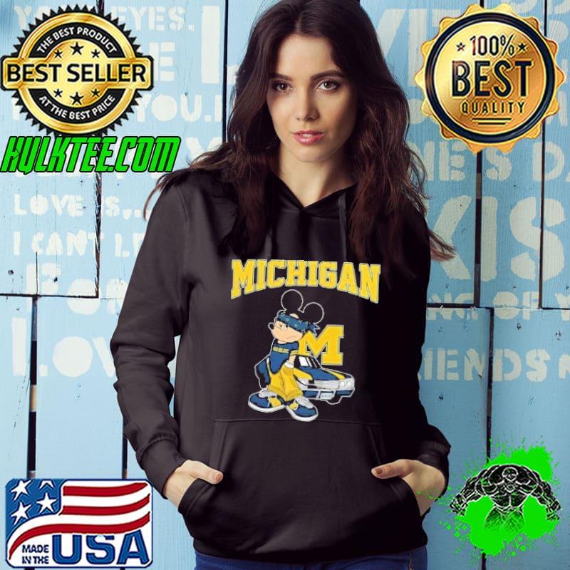 Michigan Wolverines Football Mickey Mouse Disney shirt