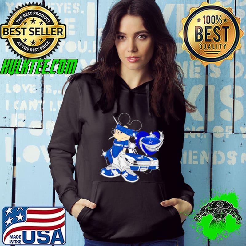 Mickey Mouse Dallas Cowboys Diamond Football Shirt Hoodie Mickey Mouse Dallas Cowboys Diamond Football Shirt Hoodie