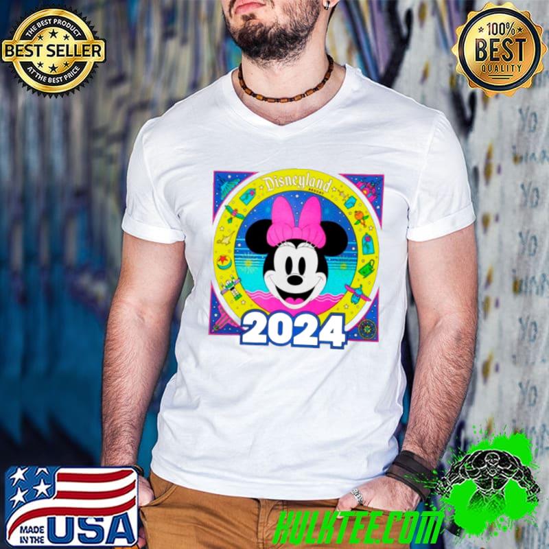 Minnie mouse Disneyland Paris 2024 s Guys V Neck Minnie mouse Disneyland Paris 2024 s Guys V Neck