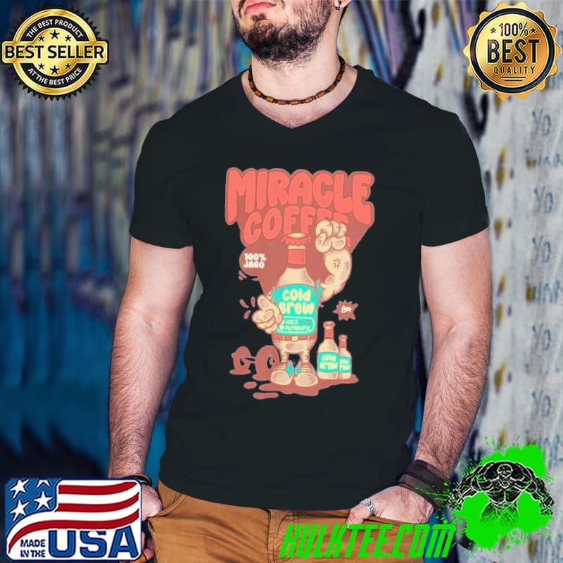 Miracle Coffee 100 Jago Cold Brew Authentic Shirt Guys V Neck Miracle Coffee 100 Jago Cold Brew Authentic Shirt Guys V Neck