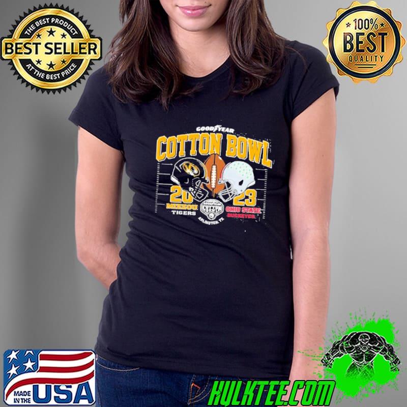 Missouri Tigers vs Ohio State Buckeyes 2023 Cotton Bowl Head To Head Shirt