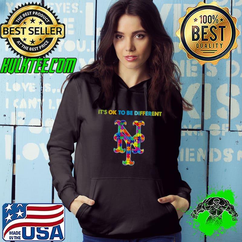 MLB 2023 New York Mets Autism It’s Ok To Be Different Shirt Hoodie MLB 2023 New York Mets Autism It’s Ok To Be Different Shirt Hoodie