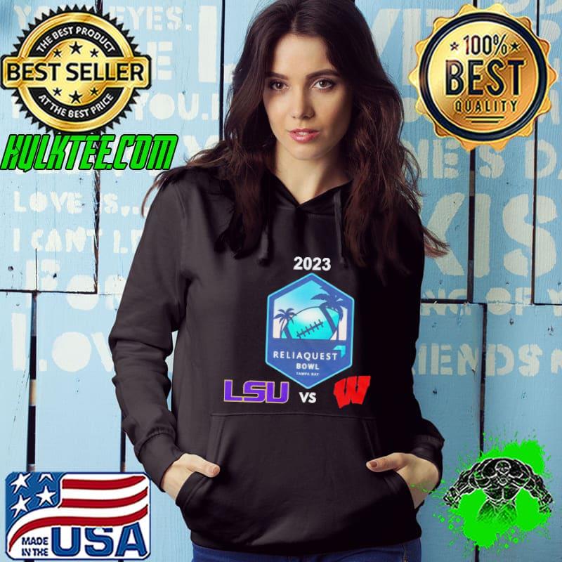Monday January 1st 2024 ReliaQuest Bowl LSU vs Wisconsin Raymond James Stadium Tampa FL CFB Bowl Game Shirt