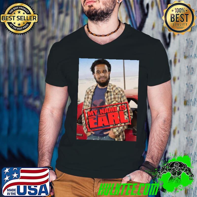 My Name Is Earl Jeremiah Robinson Robinson No Longer Has To Live On A Deserted Island s Guys V Neck My Name Is Earl Jeremiah Robinson Robinson No Longer Has To Live On A Deserted Island s Guys V Neck
