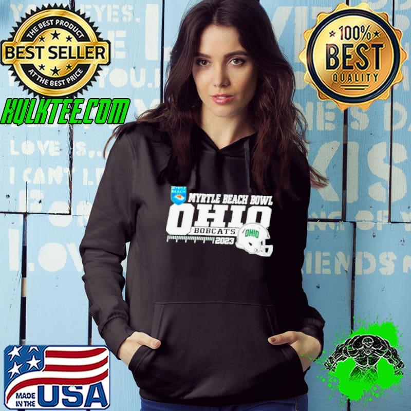 Myrtle Beach Bowl 2023 Ohio Bobcats helmet shirt