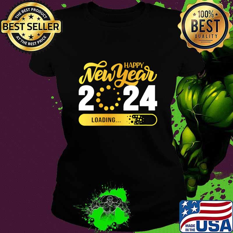 New Years Eve Happy New Year 2024 Family Loading T-Shirt