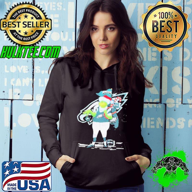 NFL Philadelphia Eagles Football Santa Grinch Gift Christmas s Hoodie NFL Philadelphia Eagles Football Santa Grinch Gift Christmas s Hoodie