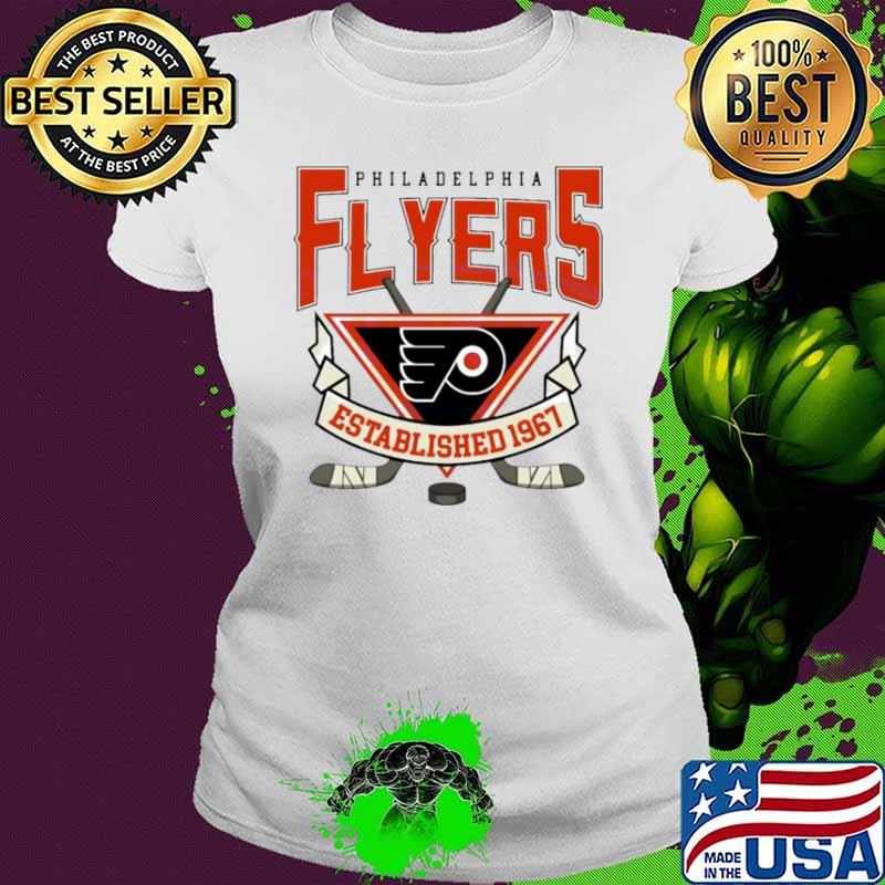 NHL Philadelphia Flyers Hockey 1967 vintage s Ladies tee NHL Philadelphia Flyers Hockey 1967 vintage s Ladies tee