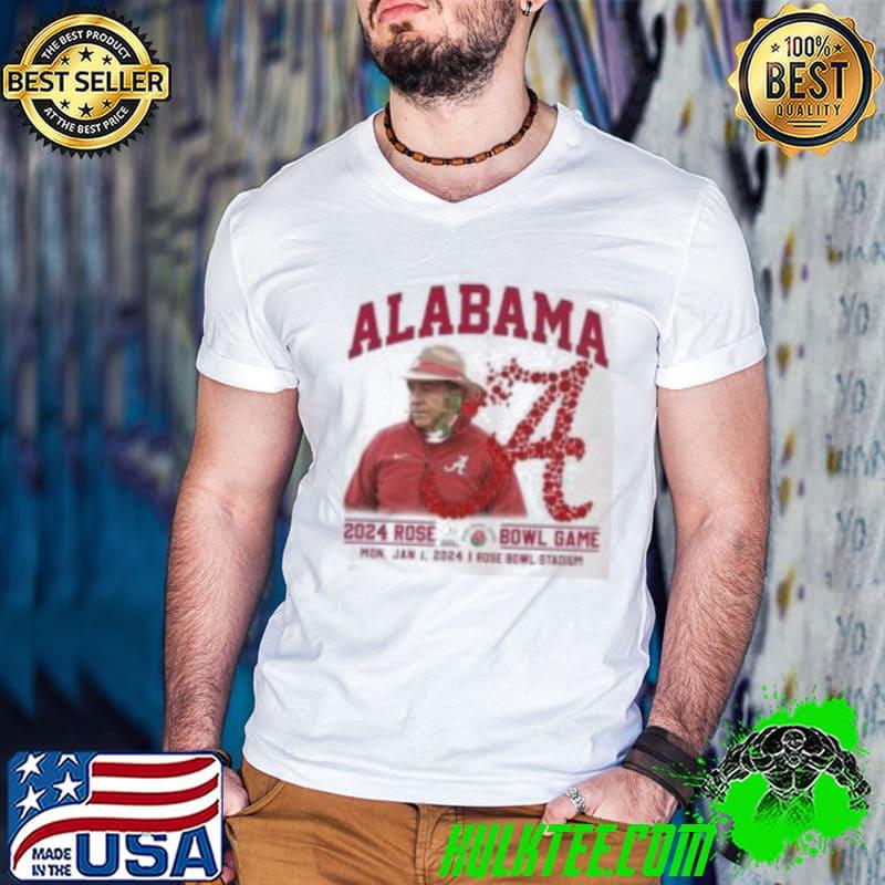 Nick Saban Alabama 2024 Rose Bowl Game shirt