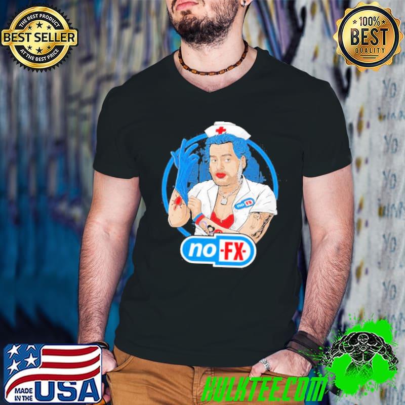 Nofx Nurse Fake Mike s Guys V Neck Nofx Nurse Fake Mike s Guys V Neck