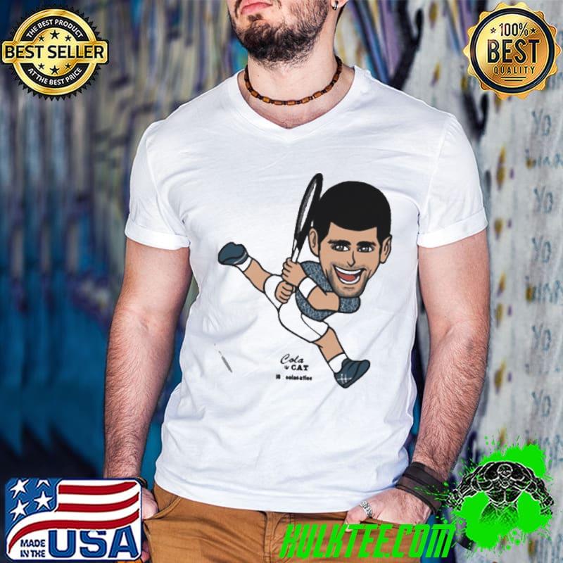 Novak Djokovic Art Cartoon Style s Guys V Neck Novak Djokovic Art Cartoon Style s Guys V Neck