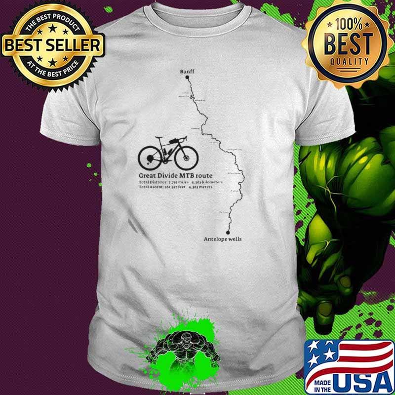 Official great Divide MTB route shirt