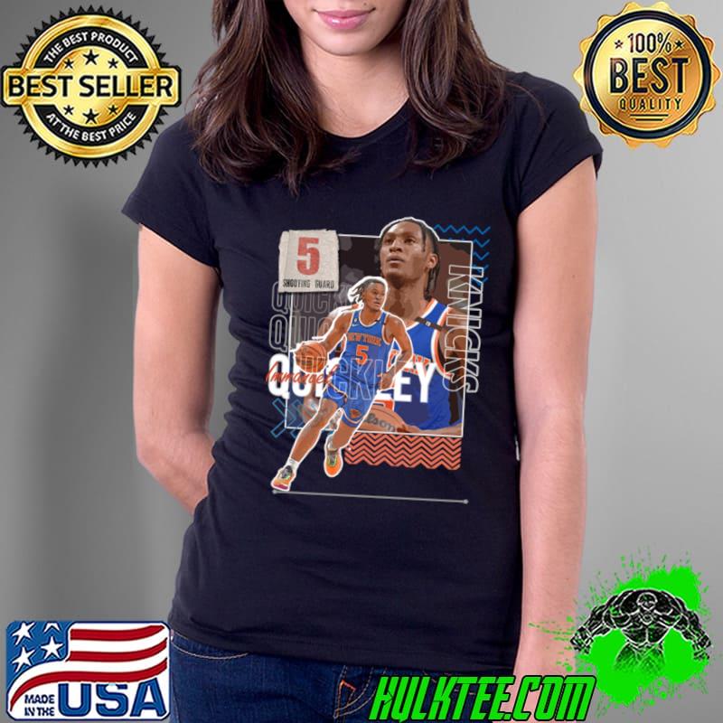Official immanuel Quickley American professional basketball player for the New York Knicks T-Shirt Ladies Tee Official immanuel Quickley American professional basketball player for the New York Knicks T-Shirt Ladies Tee