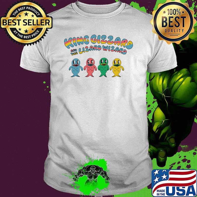 Official king Gizzard And The Wizard Lizard Fishies shirt