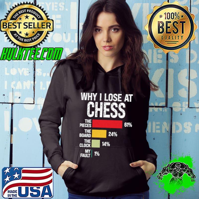 Official why I Lose At Chess player lover the pieces the board T-Shirt Hoodie Official why I Lose At Chess player lover the pieces the board T-Shirt Hoodie
