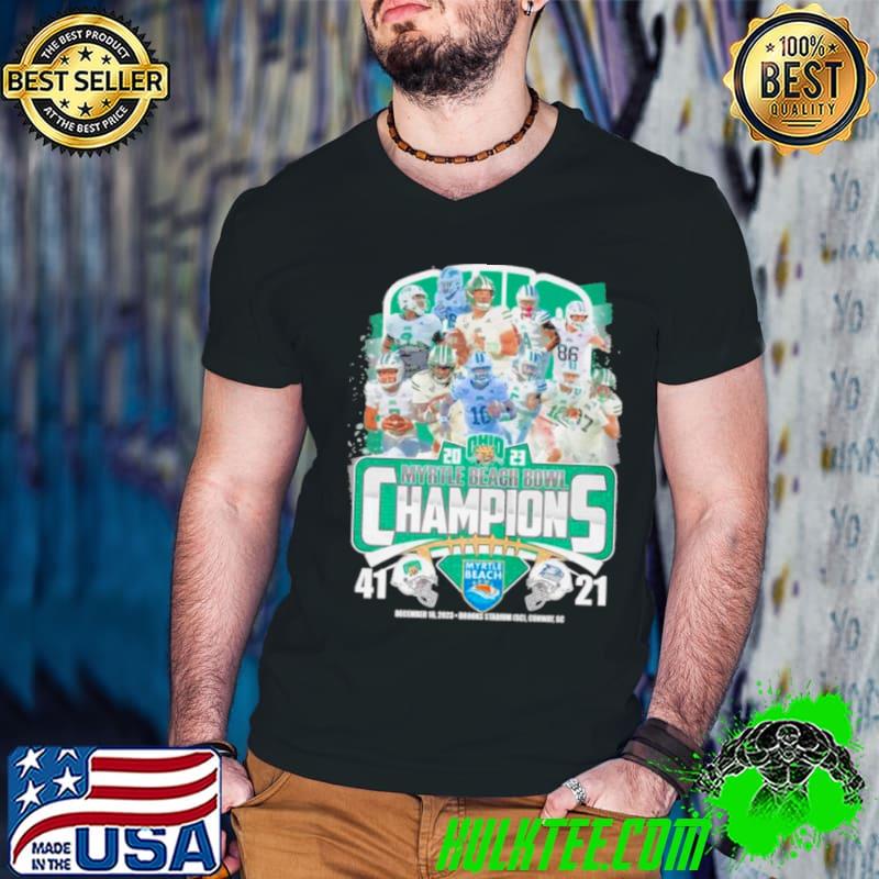 Ohio Bobcats Team 2023 Myrtle Beach Bowl Champions Win 41 21 Georgia Southern Final Score Shirt Guys V Neck Ohio Bobcats Team 2023 Myrtle Beach Bowl Champions Win 41 21 Georgia Southern Final Score Shirt Guys V Neck