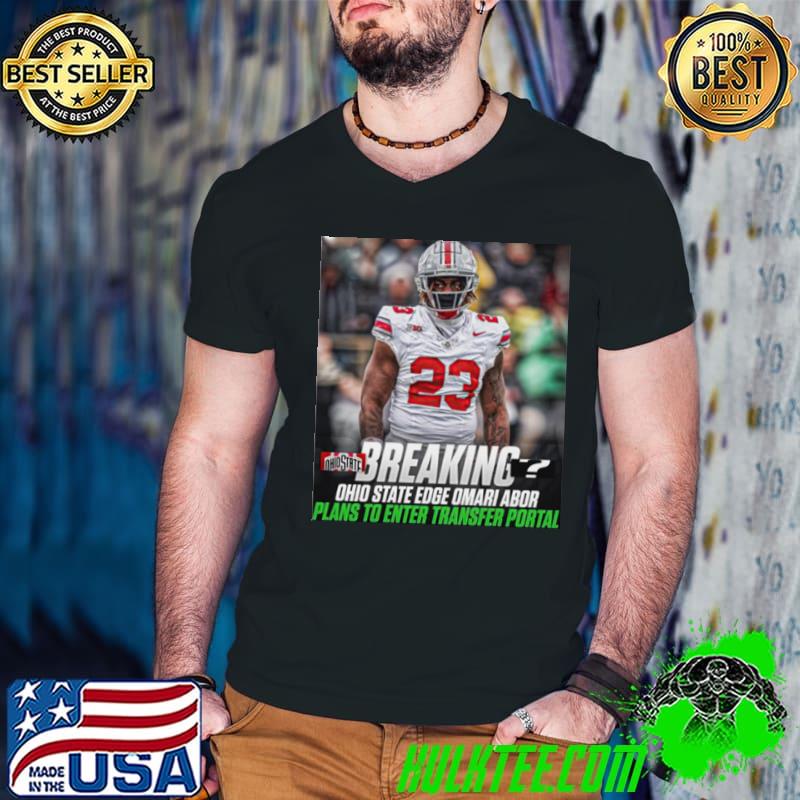 Ohio State Edge Omari Abor plans to enter transfer portal shirt