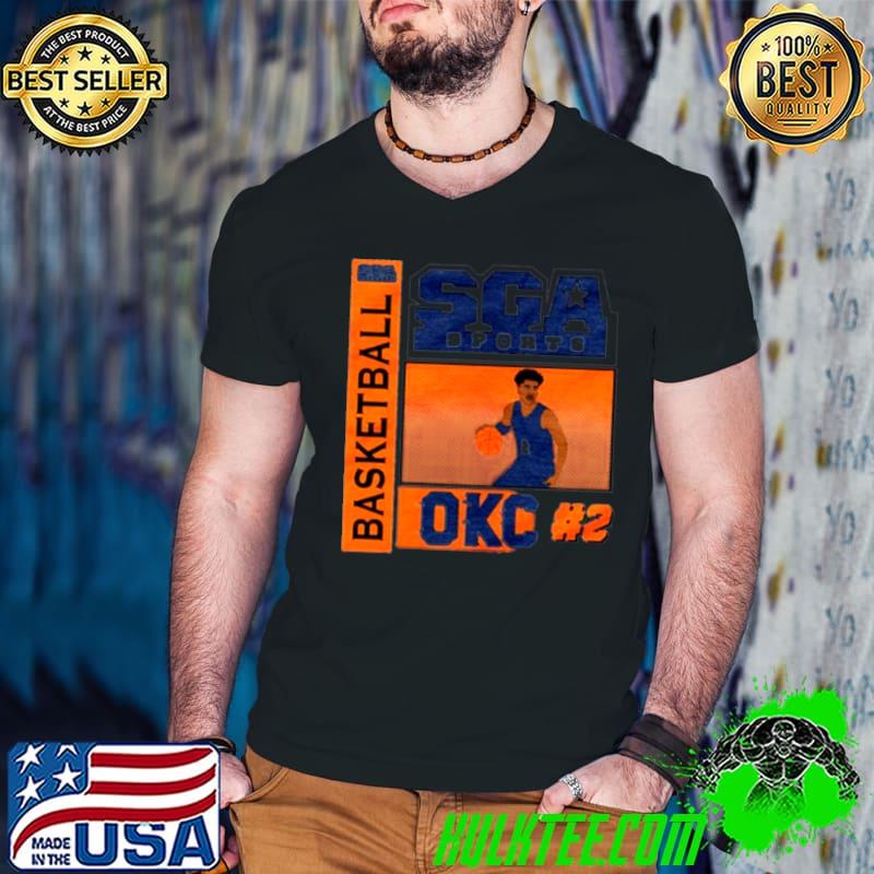 Oklahoma City Thunder basketball SGA sports shirt