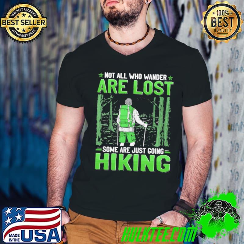 Original not All Wander Are Lost Some Are Just Going Hiking s Guys V Neck Original not All Wander Are Lost Some Are Just Going Hiking s Guys V Neck