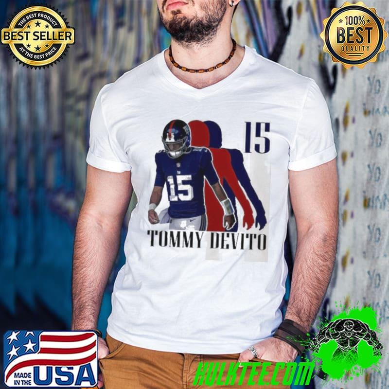 Original tommy Devito No. 15 New York Giants Silhouette Shirt