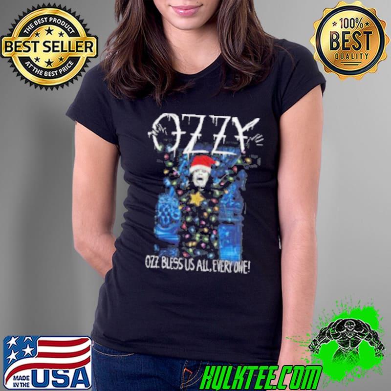 OZZY OSBOURNE Bless Us All Everyone Attractive Arms Out Holiday Shirt