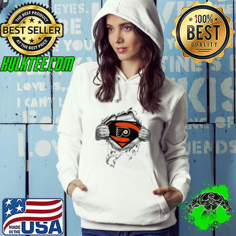 Philadelphia Flyers Blood Inside Superman Shirt