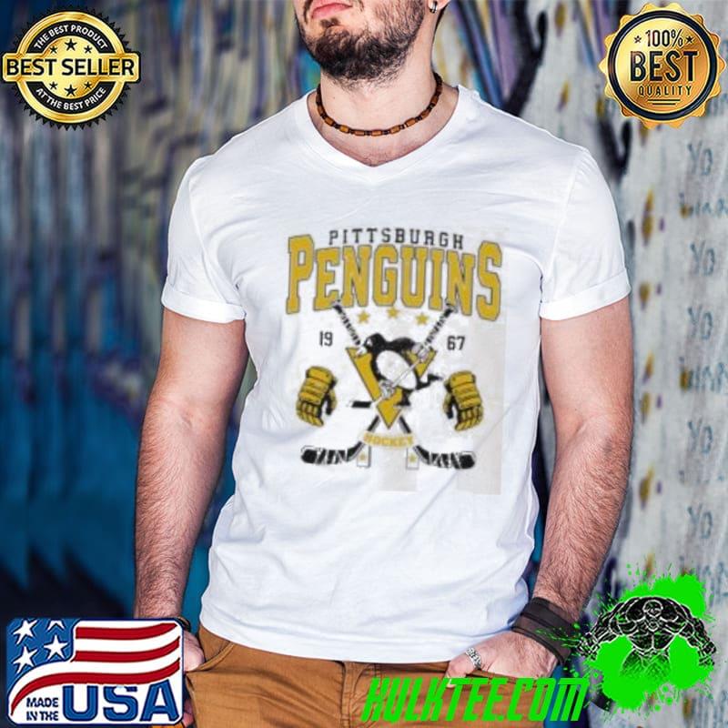 Pittsburgh Penguins NHL 1967 hockey retro logo s Guys V Neck Pittsburgh Penguins NHL 1967 hockey retro logo s Guys V Neck