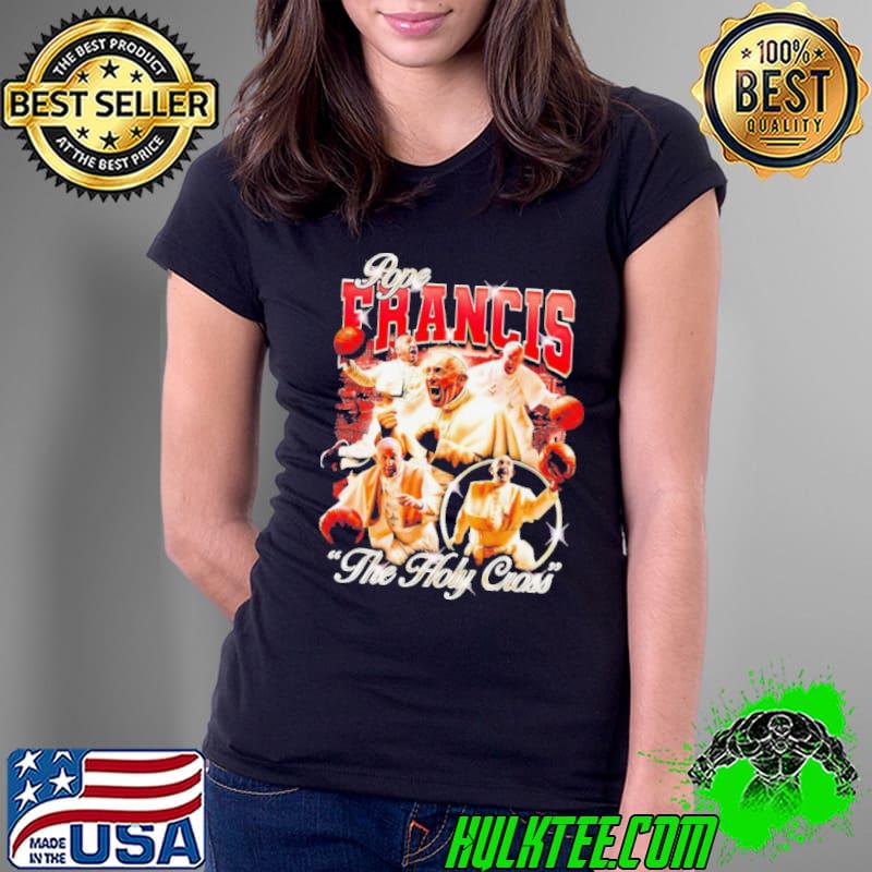 Pope Francis The Holy Cross graphic shirt