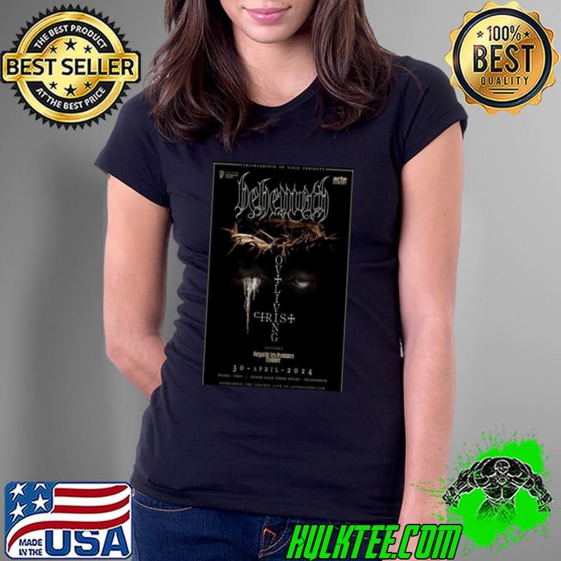 Poster Behemoth April 30 2024 Philharmonie De Paris In Paris shirt