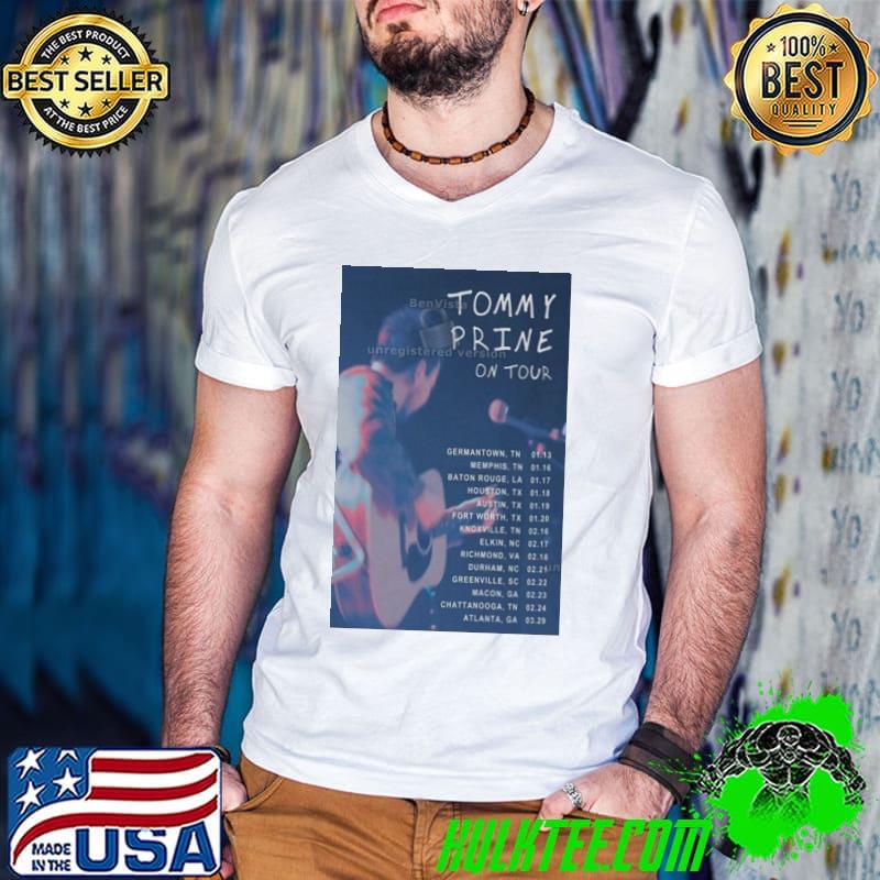 Poster Tommy Prine American Tour Jan and Feb 2024 shirt