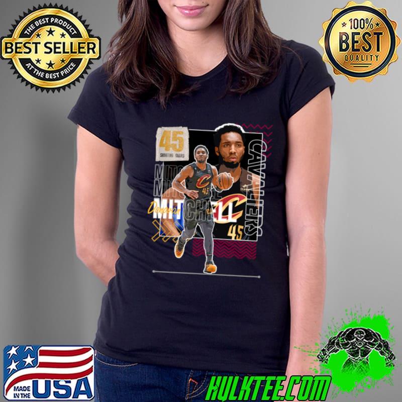 Premium donovan Mitchell American professional basketball player for the Cleveland Cavaliers T-Shirt Ladies Tee Premium donovan Mitchell American professional basketball player for the Cleveland Cavaliers T-Shirt Ladies Tee